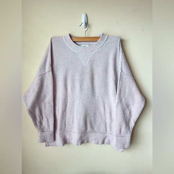 aerie Sweaters - Aerie Oversized Long Sleeve Sweater Size Medium Pink